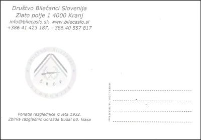 DRUŠTVO BILEČANCI SLOVENIJE - VP 3215 BILEČA